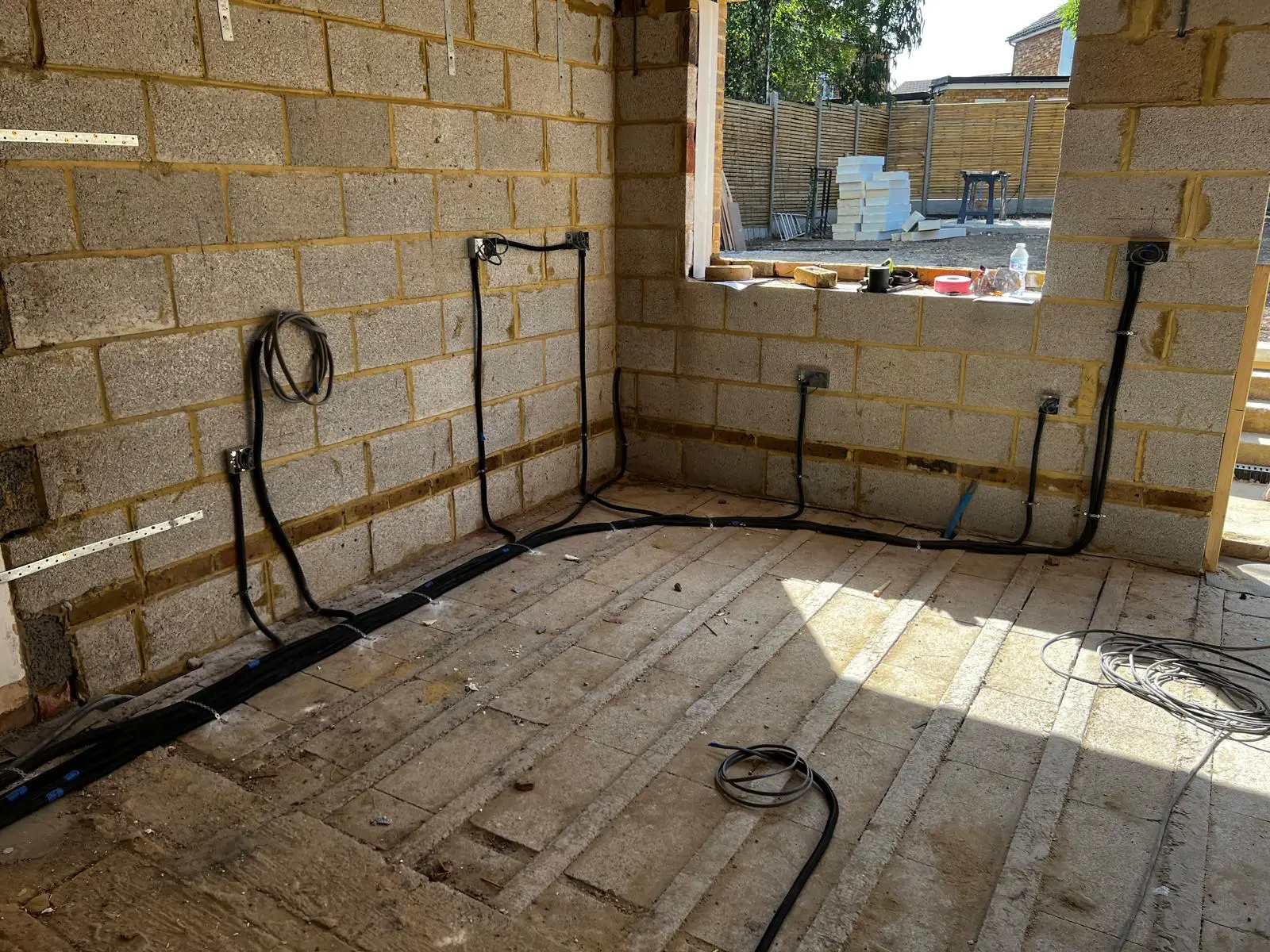 Room preparation work — recent project