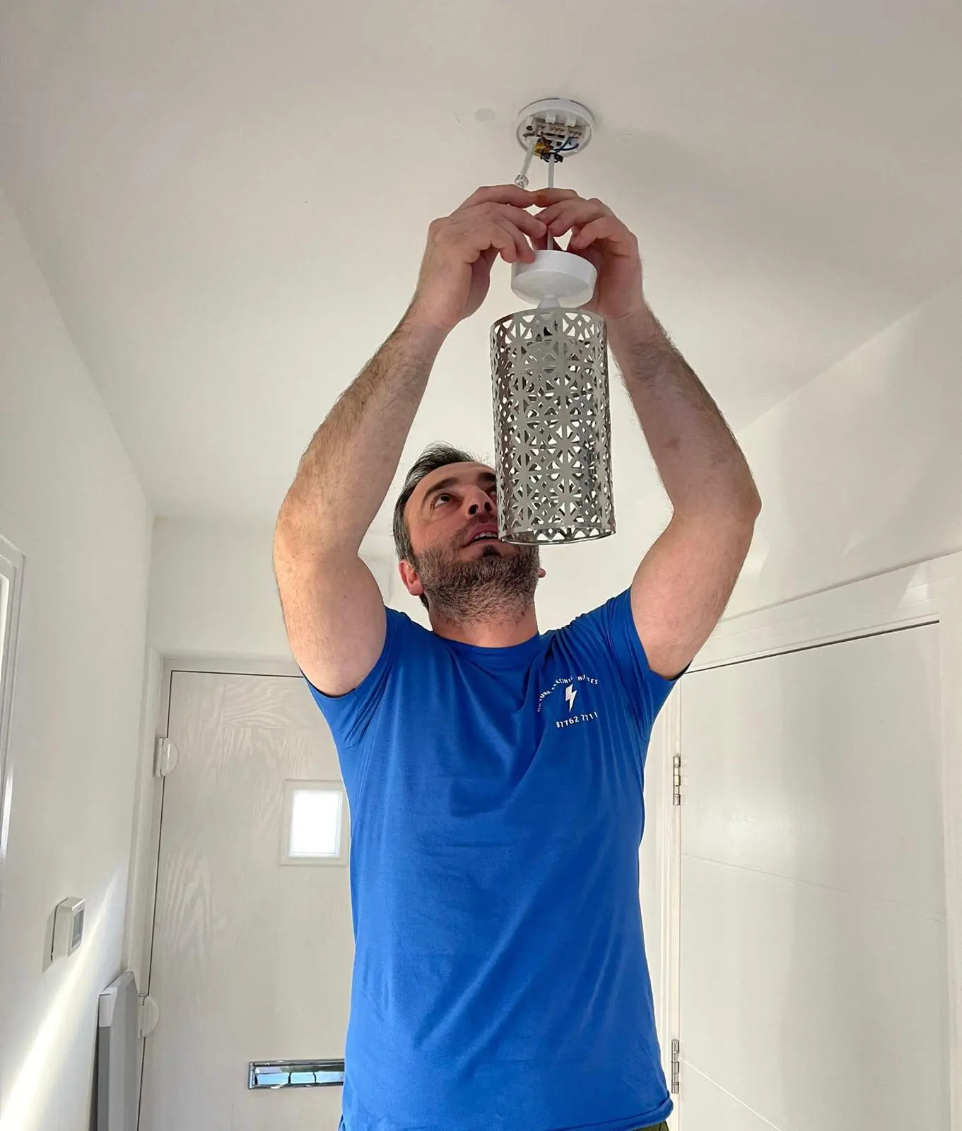 Light fitting installation — recent project